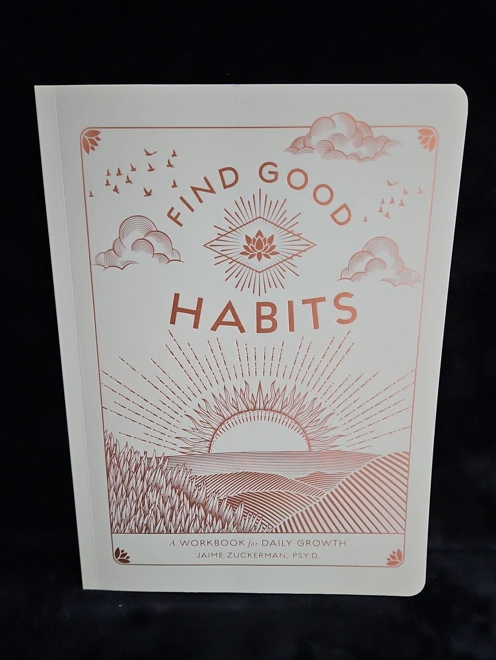 Find Good Habits Workbook - Cream with Copper Accents